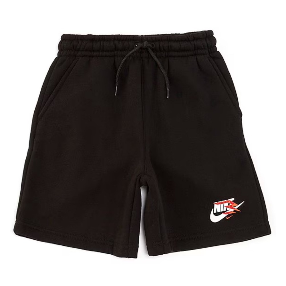 Nike 3BRAND By Russell Wilson Big Boys‎ Fleece Shorts Size SM 8-9 Black NWT
